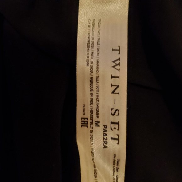 Twin-Set by Simona Barbieri Cute Graphic Sequin Shift Dress M - Picture 11 of 12